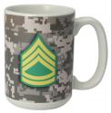 U.S. ARMY SGT. 1ST CLASS 15OZ CERAMIC SUBLIMATION MUGS
