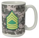 U.S. ARMY MSGT. WITH STAR LOGO 15OZ CERAMIC SUBLIMATION MUGS U.S. ARMY MSGT. WITH STAR LOGO 15OZ CERAMIC SUBLIMATION MUGS