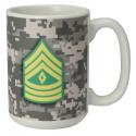 U.S. ARMY 1ST SGT. WITH STAR LOGO 15OZ CERAMIC SUBLIMATION MUGS