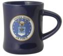 U.S. AIR FORCE CREST ON 8OZ DINER MUG U.S. AIR FORCE CREST ON 8OZ DINER MUG