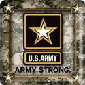 US Army Star 4 Inch Coasters 8 Pack