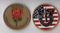 Special Forces Spouse with Rose Challenge Coin 