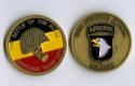 101st Airborne Division Bastogne Belgium Challenge Coin