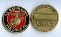 USMC - San Diego, CA Challenge Coin