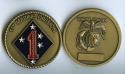 USMC - 1st Marine Division Challenge Coin