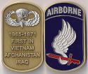 173rd Airborne Brigade "Dog Tag" Style Challenge Coin