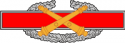 Combat Artillery Badge  Decal