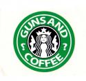 Guns and Coffee Decal    
