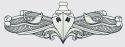 Navy Surface Warfare Silver Decal