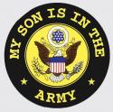 My Son is in the Army with Crest Logo Decal