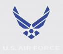 US Air Force with Hap Arnold Wing Logo Decal