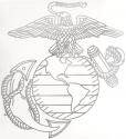 USMC Eagle Globe and Anchor Decal