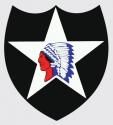 Army 2nd Infantry Division Indian Head Decal