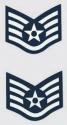 USAF E-5 Staff Sgt 2-Piece Decals