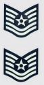 USAF E-6 Tech Sgt 2-Piece Decals