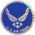 US Air Force with Wing Logo Holographic 