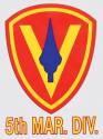 5th Marine Division Decal