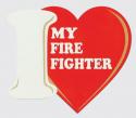  I <3 MY FIREFIGHTER DECAL
