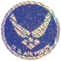US Air Force Silver Glitter CarCal 