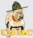 USMC with Bulldog Decal