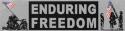 Enduring Freedom Bumper Sticker