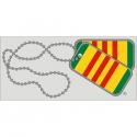 Vietnam Veteran Dog Tag Decal Vietnam Veteran Dog Tag Decal