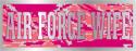 United States Air Force Wife on Pink ABU Camo Bumper Sticker