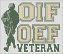OIF OEF Veteran with Soldier Decal