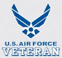 US Air Force Veteran with Wing Logo Decal