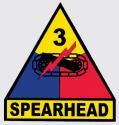 Army 3rd Armored Division Spearhead Decal