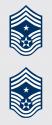 USAF E-9 CMD Chief SGT 2 Piece Decals 