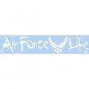 Air Force Life with Wing Logo Vinyl Transfer
