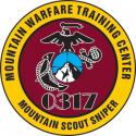 MOUNTAIN WARFARE MOUNTAIN SCOUT SNIPER DECAL