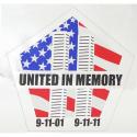 UNITED IN MEMORY DECAL