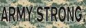 Army Strong on ACU Bumper Sticker
