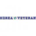  KOREA VETERAN WINDOW STRIP DECAL