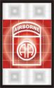 Army 82nd Airborne White Vinyl Taillight Decal 