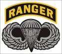 Army Ranger Arc with Para Wing Decal