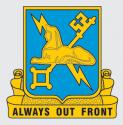 Army Military Intelligence Always Out Front Decal
