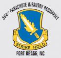 Army 504th Parachute Infantry Regiment Ft Bragg NC Decal