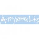 Army Life with Ranger Tab Vinyl Transfer