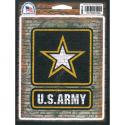 Army Star Digital Camo on Brick Background Digital Ultra Edgy Decal