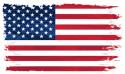 AMERICAN FLAG DISTRESSED DECAL