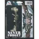 NEVER FORGET 2 Die-Cut Digital Ultra Edgy Decal