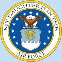 UNITED STATES AIR FORCE SEAL MY DAUGHTER DECAL  
