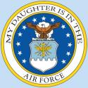UNITED STATES AIR FORCE SEAL MY DAUGHTER DECAL  