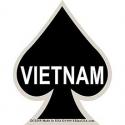 Vietnam Spade Decal 