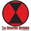 Army 7th Infantry Division Decal