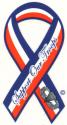 Army "Airborne, Support Our Troops Ribbon" Decal