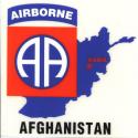 Army 82nd ABN - Afghanistan Airborne Decal